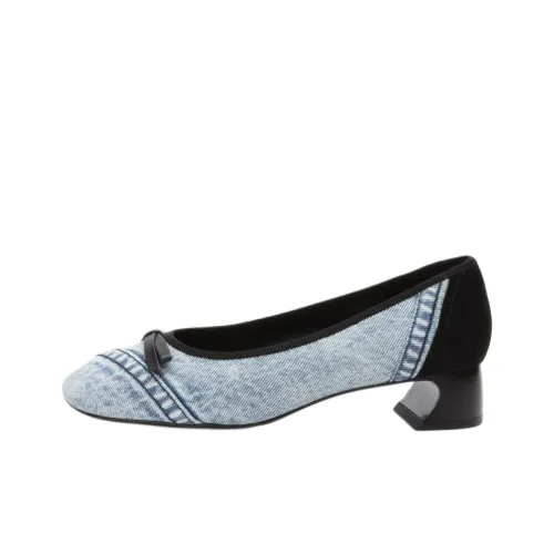 3,1 Phillip Lim Нестандартный каблук Высокие каблуки 3,5 см Женские Синий Черный