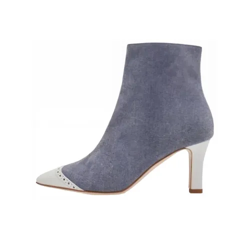 MANOLO BLAHNIK Ботильоны Женские Синие