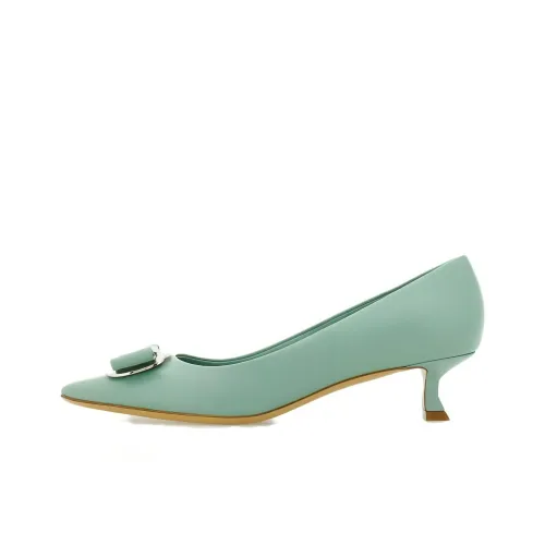 Ferragamo Vara Высокие каблуки Зеленый Женские