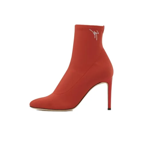 GIUSEPPE ZANOTTI Ботильоны Оранжевые Женские