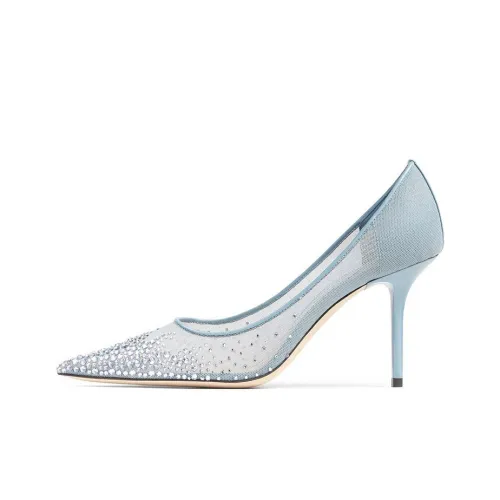 Jimmy Choo Love Высокие каблуки Синие Женские