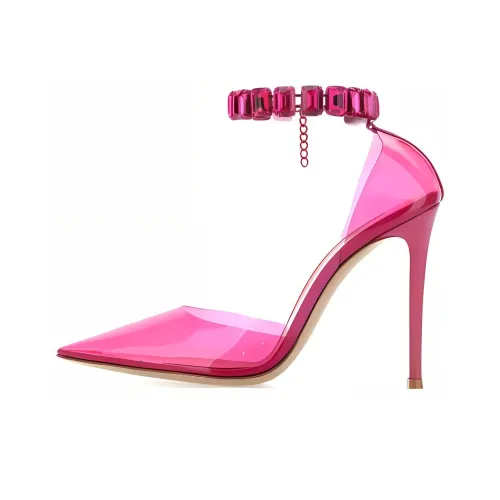 GIANVITO ROSSI Узкий каблук Высокие каблуки Женские Розовый