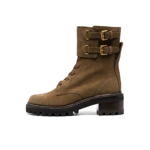 See By Chloe Mallory Ботильоны Женские Коричневый