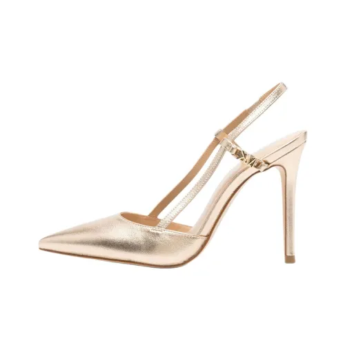 MICHAEL KORS Veronica Низкий каблук Высокий каблук 10 см Женский Золотой