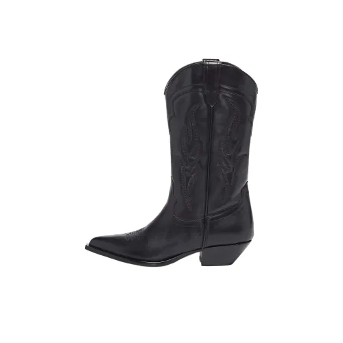 SONORA BOOTS Santafe Колено Высокие сапоги 3,5 см Мужской Черный