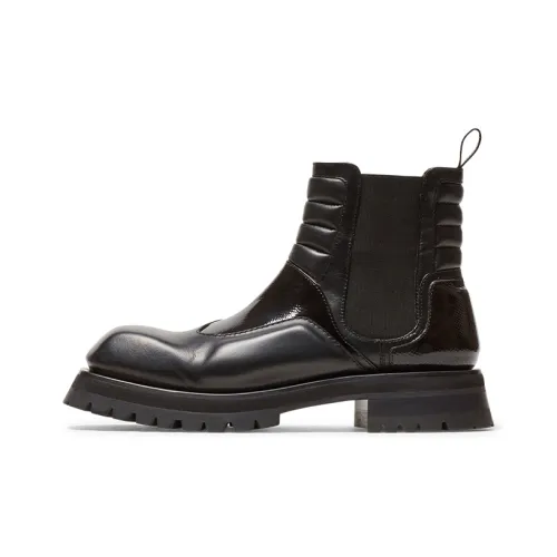 BALMAIN Короткий Челси Мужской Черный