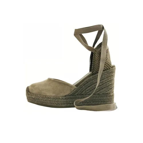 ALOHAS Клин-каблук Высокие каблуки 10 см Женские Зеленый
