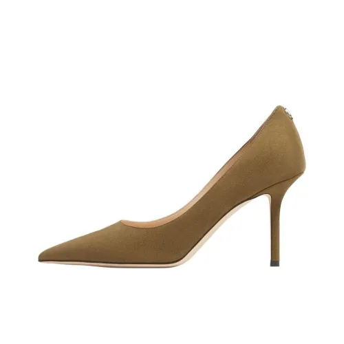 Jimmy Choo Love Высокие каблуки Зеленые Женские