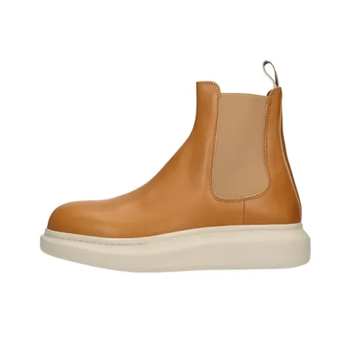 Alexander McQueen Ankle Boot Chelsea Женские Коричневый