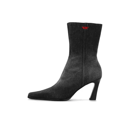 DIESEL Ботильоны 8,5 см Женские Черные