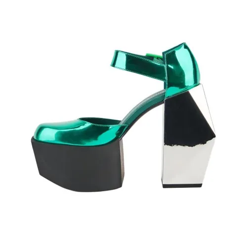 UNITED NUDE Высокие каблуки Зеленый Женские