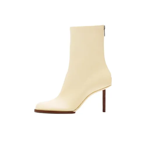 Jacquemus Ботильоны Бежево-желтые Женские