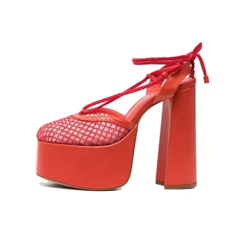 Schutz Грубый каблук Высокие каблуки Женские Красный