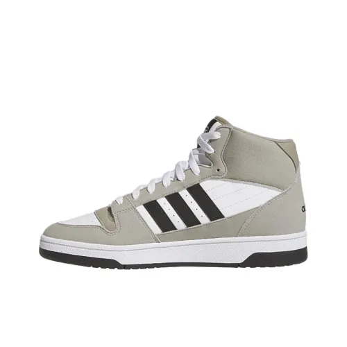 Adidas BREAK START Slip-resistant Abrasion-resistant MID Топ Скейтборд Кроссовки Унисекс Серый Белый Черный