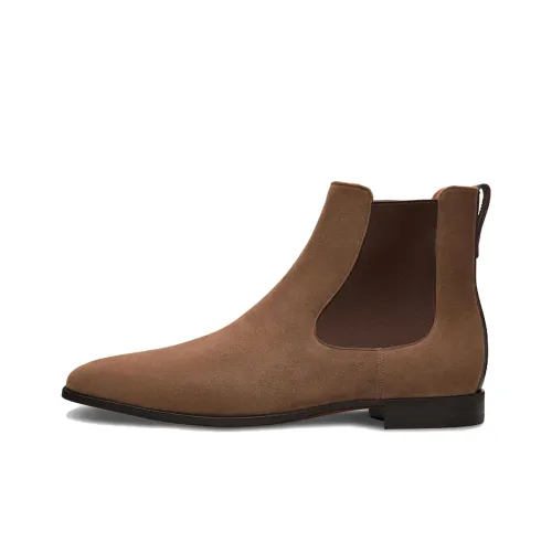 BERLUTI Короткий Челси Мужской Умбра