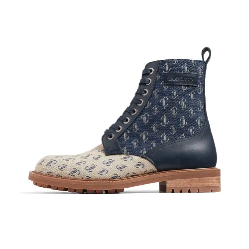 Jimmy Choo Turing M Короткий Мартин Ботин Мужской Морской Синий