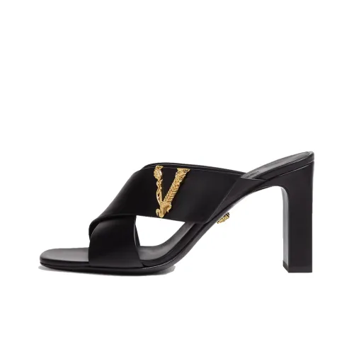 VERSACE Грубый каблук Высокие каблуки Женские