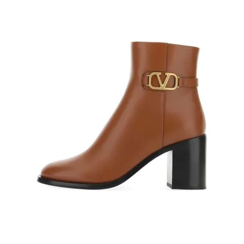 Valentino Vlogo Модные ботильоны женские коричневые