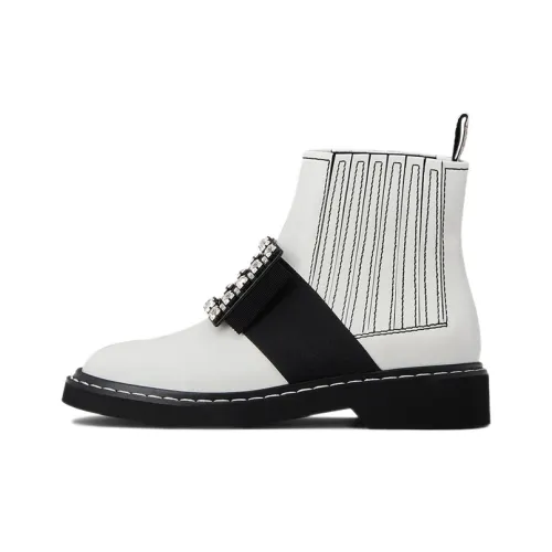 Roger Vivier VIV' Rangers Ботильоны Женские Белые