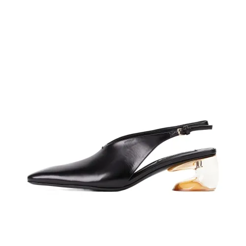 JIL SANDER Высокие каблуки Черные Женские