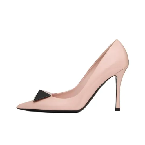 Valentino One Stud Узкий каблук Высокие каблуки 10 см Женские Розовый