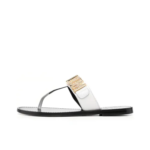MOSCHINO Шлепанцы Женские Белые