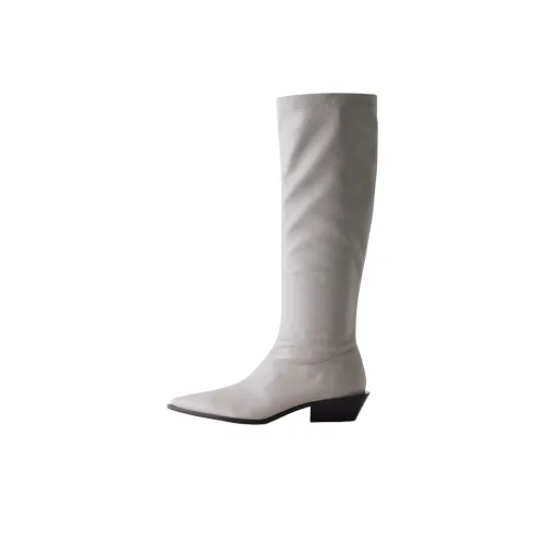TIBI Bronson Knee-High Boots Женские Серые