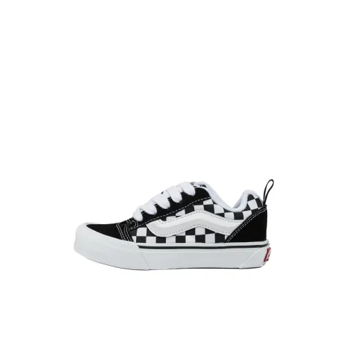 Vans Knu Skool Детские Скейтбординги Низкие Топы Черный/Белый Kids
