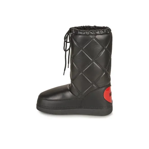 MOSCHINO Короткие Сноубутсы Женские Черные