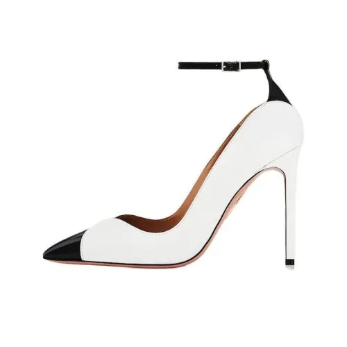 AQUAZZURA Узкий каблук Высокие каблуки 10,5 см Женские Белые