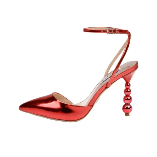 Badgley Mischka Indie II Высокие каблуки 9,5 см Женские Красный