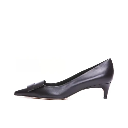 SERGIO ROSSI Узкий каблук Высокие каблуки 4,5 см Женские Черный