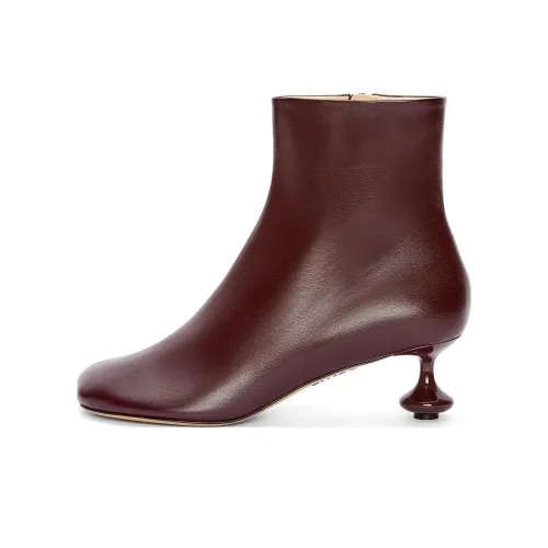 LOEWE Toy Ботильоны Бордово-красный Женские