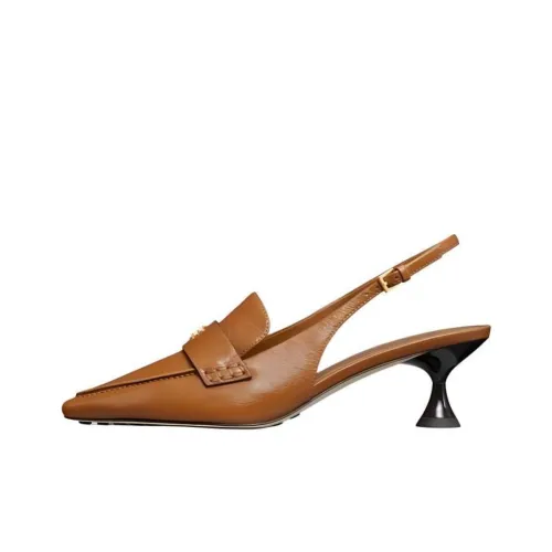 Tory Burch Узкий каблук Высокие каблуки Женские Коричневый