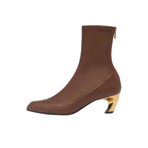 Alexander McQueen Ботильоны 5,5 см Женские Коричневые