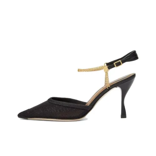 FENDI Colibrì Lite Высокие каблуки Черные Женские