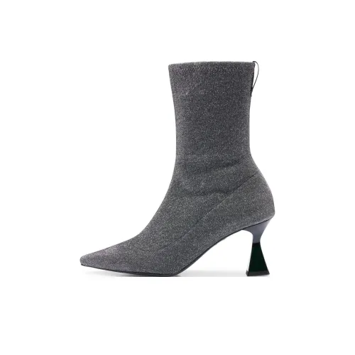 HUGO BOSS Ботильоны Серые Женские
