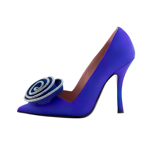 Les Petits Joueurs Marilyn Низкий каблук Высокий каблук 10 см Женский Синий