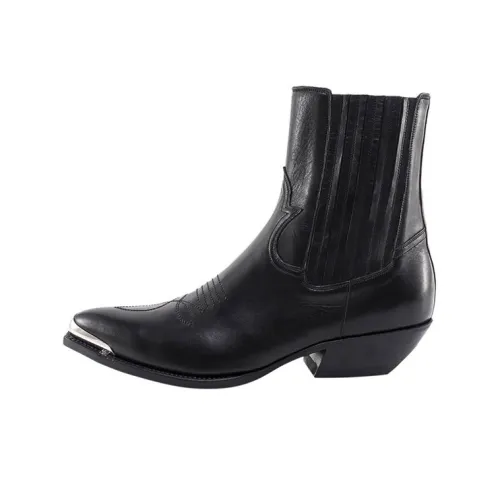 CELINE Короткий Челси Мужской Черный