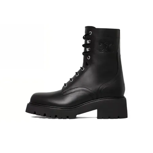 CELINE Crew Martin Boot 4,5 см Женские Черный