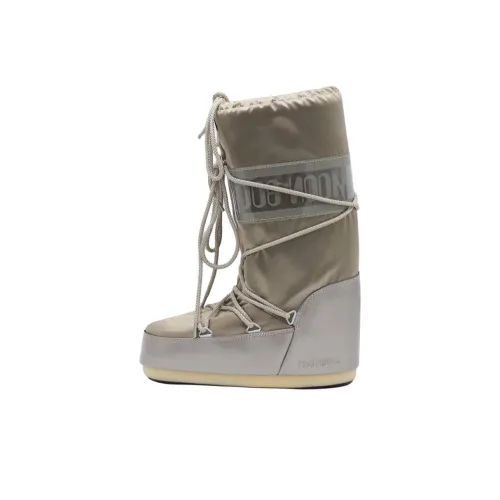 MOON BOOT Icon Glance Колено Высокие Сноубутсы Женские Серые