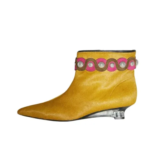 EMILIO PUCCI Ботильоны Оранжевые Женские