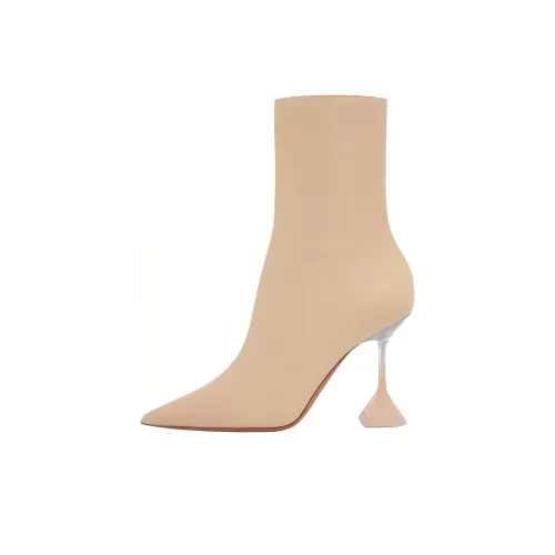 AMINA MUADDI Ботильоны Женские Бежевые