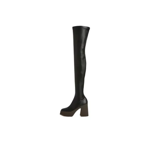 Stella McCartney Skyla Over The Knee Boots Женские Черные