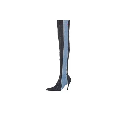 DIESEL Over The Knee Boots Женские Blue