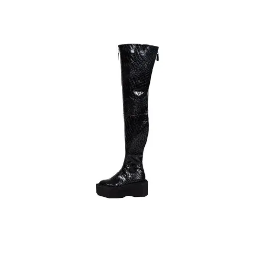 NATASHA ZINKO Over The Knee Boots Женские Черные