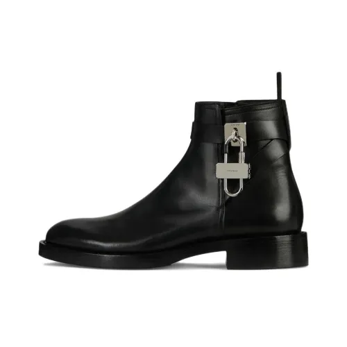 Givenchy Booties с замком Мужской Черный