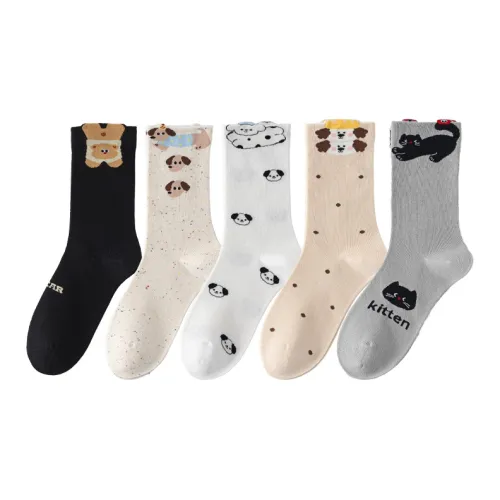 COTTON CHEESE Носки Crew Унисекс 5 пар Starlight Dream Island