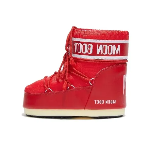 Moon Boot Сноубутсы Красно-белый Унисекс