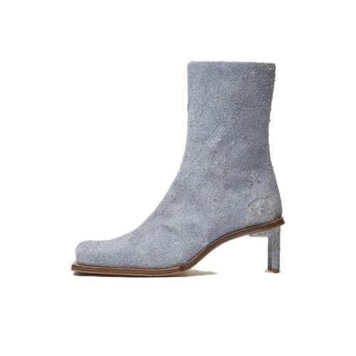 MIISTA Ботильоны 6 см Женские Светло-Синие